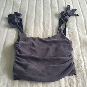Free People Size Small Rauched sleeveless top